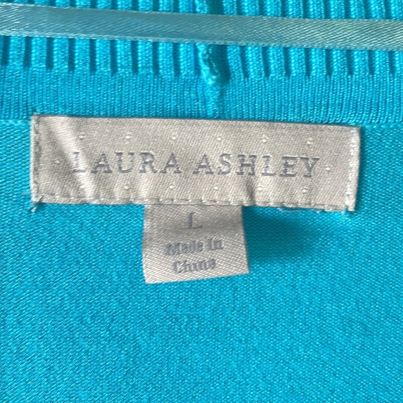 Laura Ashley size large aqua duster.Brand new with tags. - Picture 3 of 7